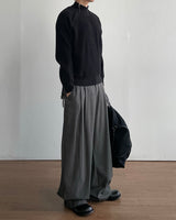 Foen Wool Stripe Slacks