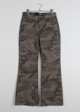 CAMO SEMI BOOTS CUT PANTS