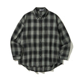 (DUC) Logo ombre checkshirt Black