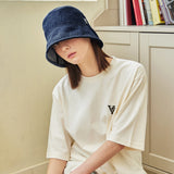 VA スタッドノンウォッシングデニムドロップバケットハット / インディゴ