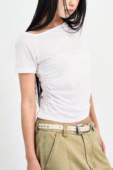 Moen Unbalanced Shirring T-shirt