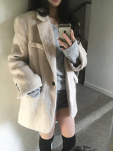 Over mohair Jacket (2 oz. quilted)