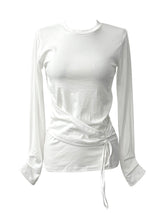 slim wrap shirring strap T (2color)