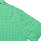 LMN beaker Cable Button Collar Short Sleeve Knitwear (11 colors)