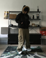 [Fleece] OW ラクーンフーデッドジップアップ (2C)