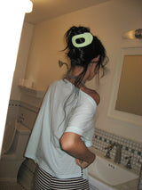 Jelly bean hair clip (Lime)