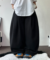 10000SOLD BACK-FRONT WIDE BALLOON PANTS🖤2COLOR 🩶S-XL