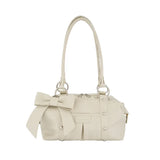 RIBBON STUD BAG [IVORY]
