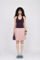BLUSH PETAL SKIRT IN PINK