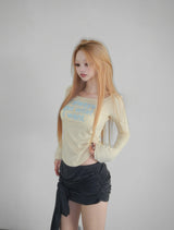 always glitter tee(4 color)  