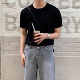 LMN Saint Cool Linen Round Short-Sleeved Knitwear (14 colors)
