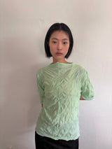 wrinkle sheer top