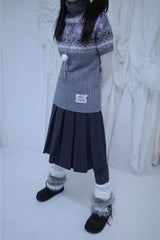 Bor nordic short-sleeve knit