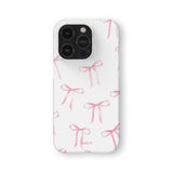 [Matte] Thin Pink Ribbon 02 Phone Case