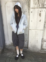 ビリーリンクル7分丈ナイロンバミューダパンツ