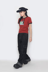 Music Crop Short-Sleeved T-Shirt