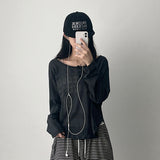 Billy vintage ヘンリーネック スナップヘム ショートラウンド クールスリーブTシャツ