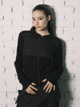 NY PATCH ZIP UP (BLACK)