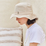 VA Stud Frill Bucket Hat / Beige
