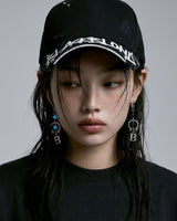 BBD Stone Ball B Logo Earring (Silver&Turquoise)