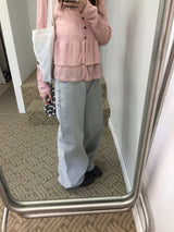 マンディグレーコットンワイドパンツ
