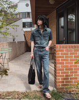 Terne semi wide denim pants