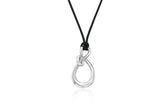 26SS★ [Premium Plating] Etreve AB(W) Knot Double Big Wave Necklace