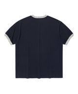 I LOVE MUSIC リンガー半袖Tシャツ ネイビー(CV2FMUT547A)