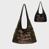 MELLOW DREAM Camo Reversible Shoulder Bag