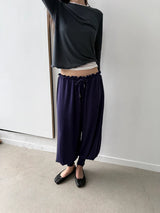 shirring loose pants