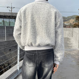 LMN WINNER High Neck Mohair Crop Cardigan (3 colors)