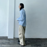 Articulated Knee Wide-Leg Trousers