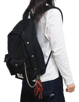 Trucker Jacket Backpack in Black