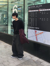 バードコットンワイドカーゴパンツ 3C
