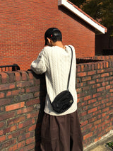 リウムフィッシャーマンウールニット 4C