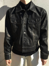 PL Washed Trucker Leather Jacket 2C