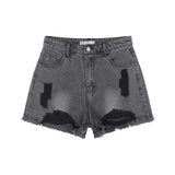 ヴィンテージデニムショートパンツ(Gray) FQD879