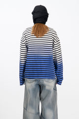 ペトリーグラデーションクロップ長袖Tシャツ