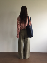 [SET]Mute Curved Pants + Belt