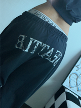 HIP PRINTING レタリングワイドパンツ 💟💙🩶4COLOR