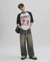 (UNISEX) クラッシフィラグランショートスリーブニット26SS-014