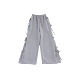 side ribbon sweat pants