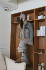 Fur lining soft long boots