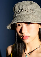 Black Gem Bucket Hat (khaki)