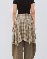 Tartan Wrapped Skirt