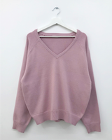 アンコール ウール Vネック ニット (5color)