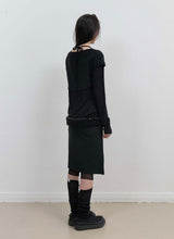 Halter Strap Long Sleeve / Black