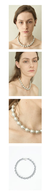 SILVER SILKWORM PEARL