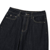 KIRSH PLAIN COOL STRAIGHT FIT DENIM PANTS - INDIGO BLUE 