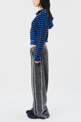 Beam Track Wide Denim (2color)